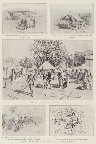 The Indian Frontier Rising by Melton Prior